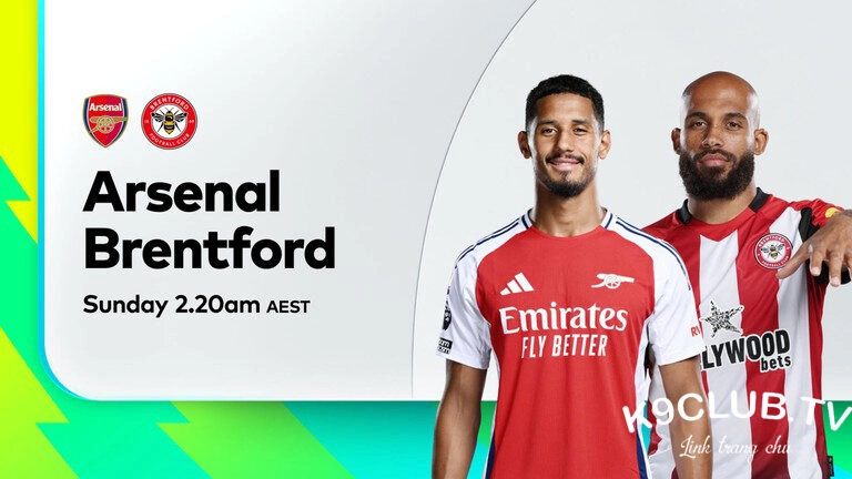 Arsenal vs Brentford tại k9club