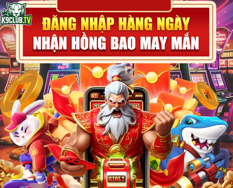 Khuyến mãi đăng nhập tại k9club tuyệt vời
