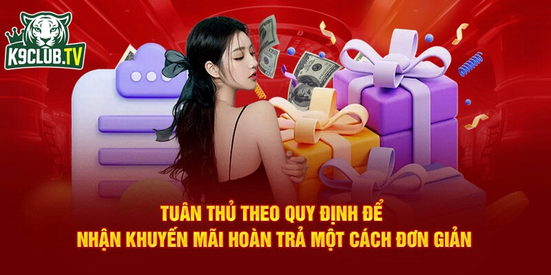 Quy định hoàn trả cao tại K9CLUB