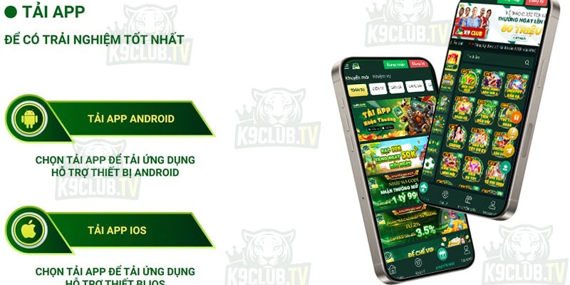 Hướng dẫn tải app K9